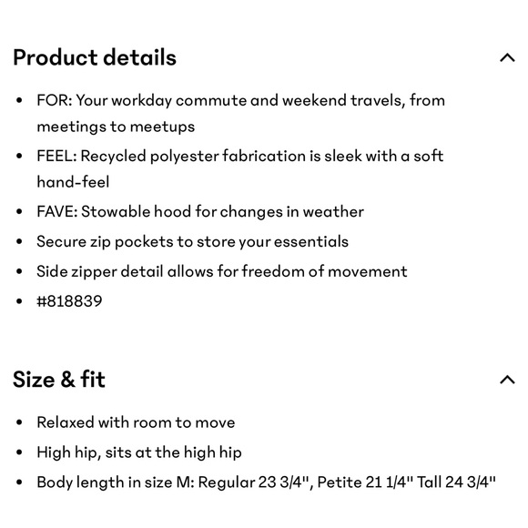 Athleta Women's Black Bomber Jacket NWOT - Picture 3 of 9